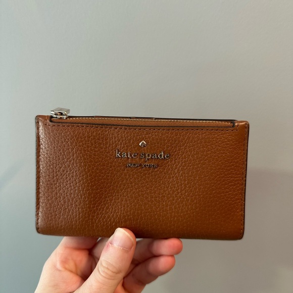 Kate Spade Brown Leather Crossbody Bag & Matching Wallet - Picture 9 of 14